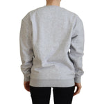 Philippe Model Gray Printed Long Sleeves Pullover Sweater TSH83291-40