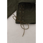 Ermanno Scervino Green Lace Up Leg Women Tapered Pants PAN74092- 40