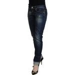 Acht Blue Cotton Slim Fit Women Casual Denim Jeans