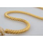 Dolce & Gabbana Gold Brass Sicily Crystal Robe Statement Necklace Necklace