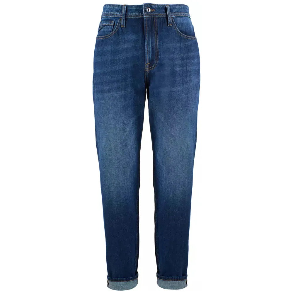 Yes Zee Blue Cotton Men's Jeans Yes Zee Dark Slate Gray