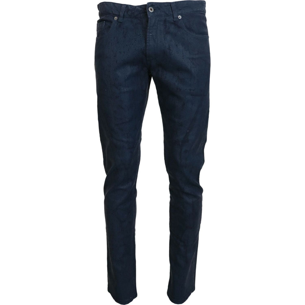 Exte Blue Cotton Tapered Slim Fit Men Casual Denim Jeans PAN74682-48