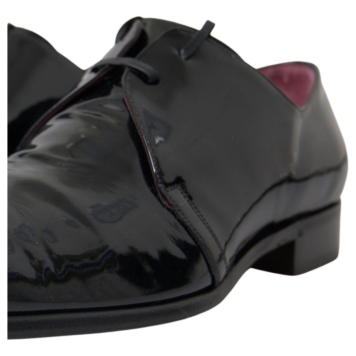 Dolce & Gabbana Black Patent Leather Formal Shoes