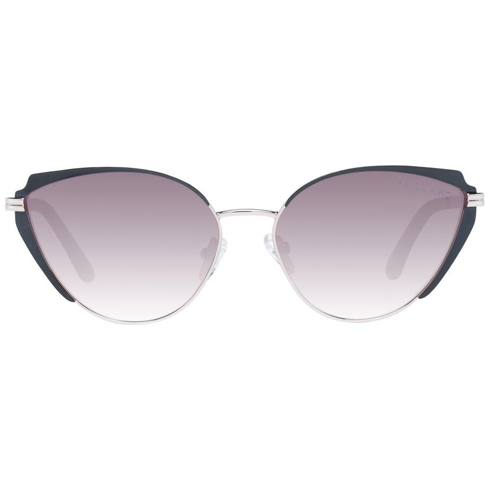 Marciano by Guess multicolor cat eye women's sunglasses with brown gradient lenses and metal full-rim frame. UV protection.