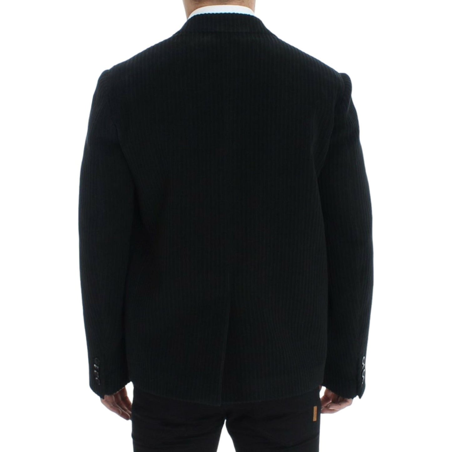 Dolce & Gabbana Elegant Black Martini Blazer Jacket Dolce & Gabbana Black