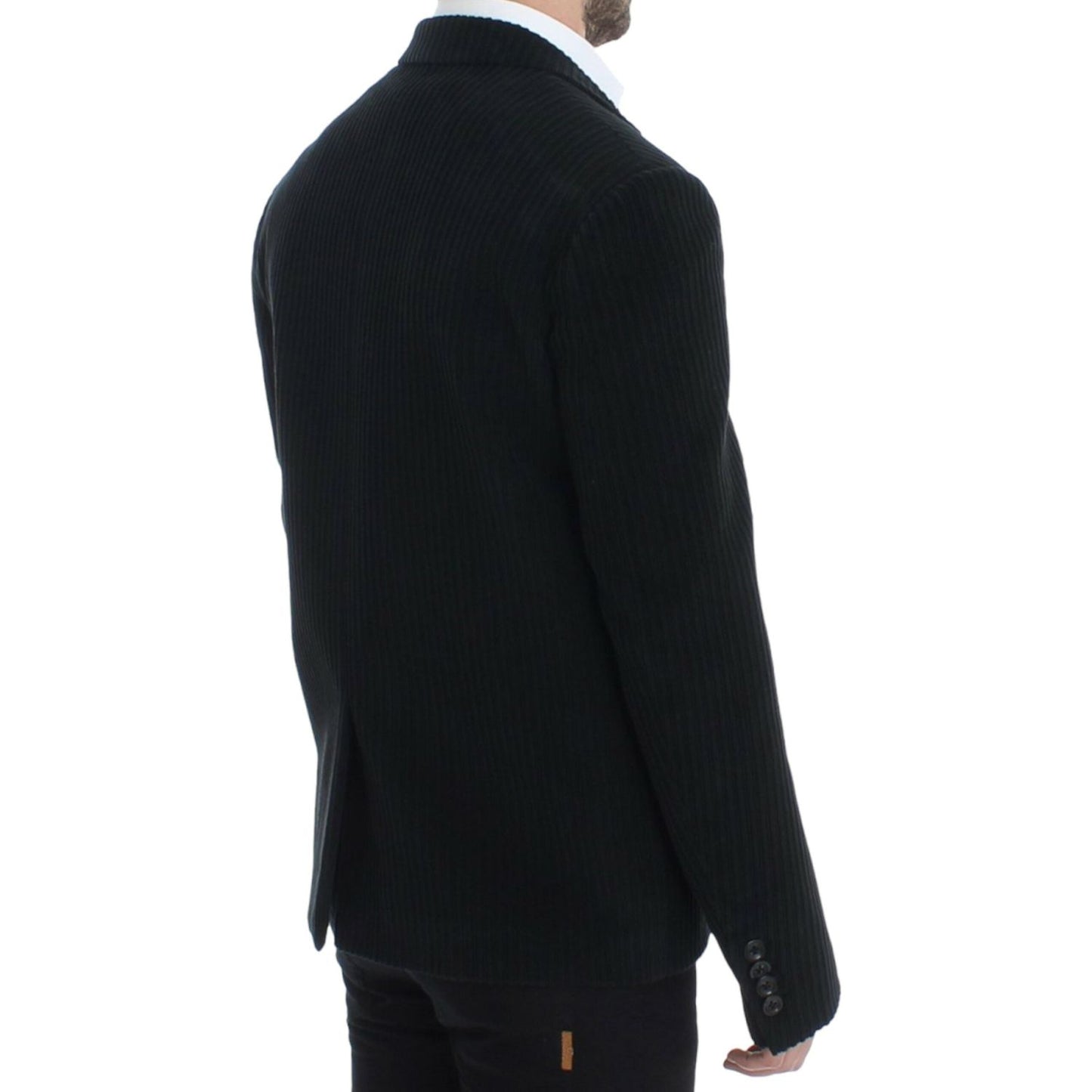 Dolce & Gabbana Elegant Black Martini Blazer Jacket Dolce & Gabbana Black