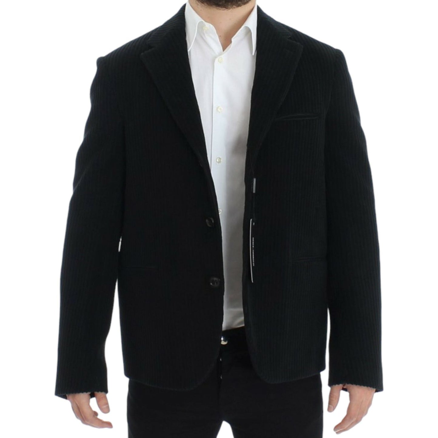 Dolce & Gabbana Elegant Black Martini Blazer Jacket Dolce & Gabbana Black