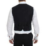 Dolce & Gabbana Brown Cotton Blend Dress Vest Gilet VES10055-1
