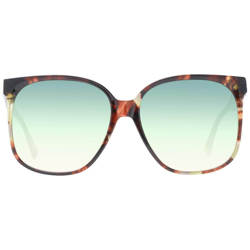 Scotch & Soda multicolor women's sunglasses with gradient green lenses, acetate square frame, full-rim design, 100% UVA & UVB protection.
