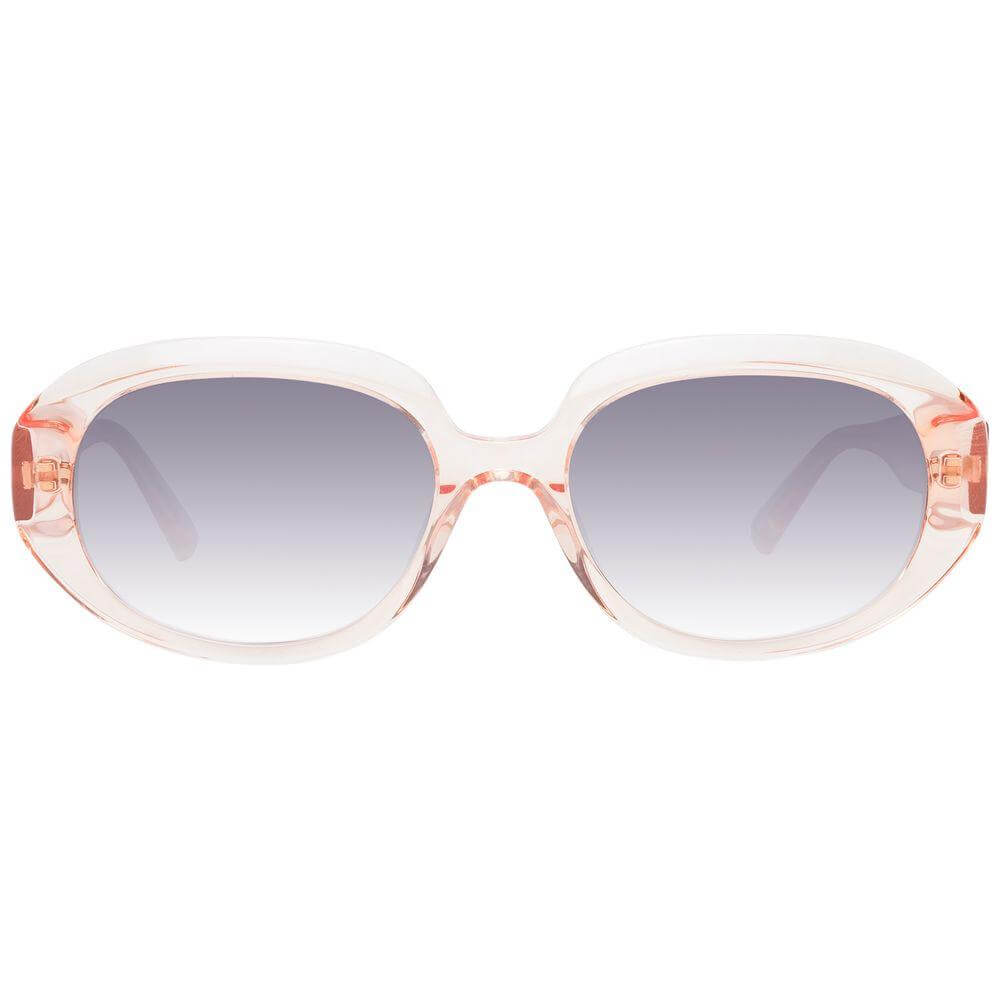 Ted Baker Orange Women's Sunglasses, oval acetate frame, blue gradient lenses, full-rim style, UV protection, size 54-18-140.