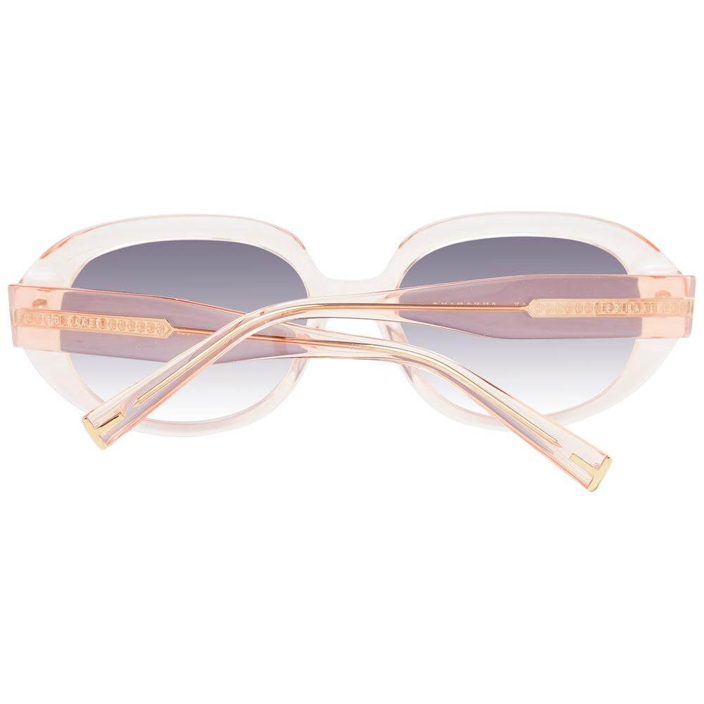Ted Baker Orange Women's Sunglasses with Blue Gradient Lenses, Full-Rim Acetate Frame, UVA/UVB Protection, 54mm Lens Width.