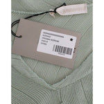 Ermanno Scervino Green Lightweight Knit Sweater Top Blouse SIG12013-1