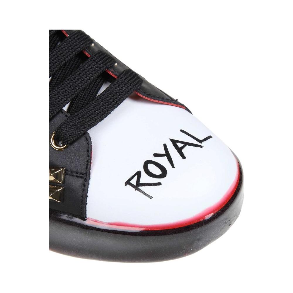 Dolce & Gabbana White Calfskin Women Sneaker Dolce & Gabbana Lavender