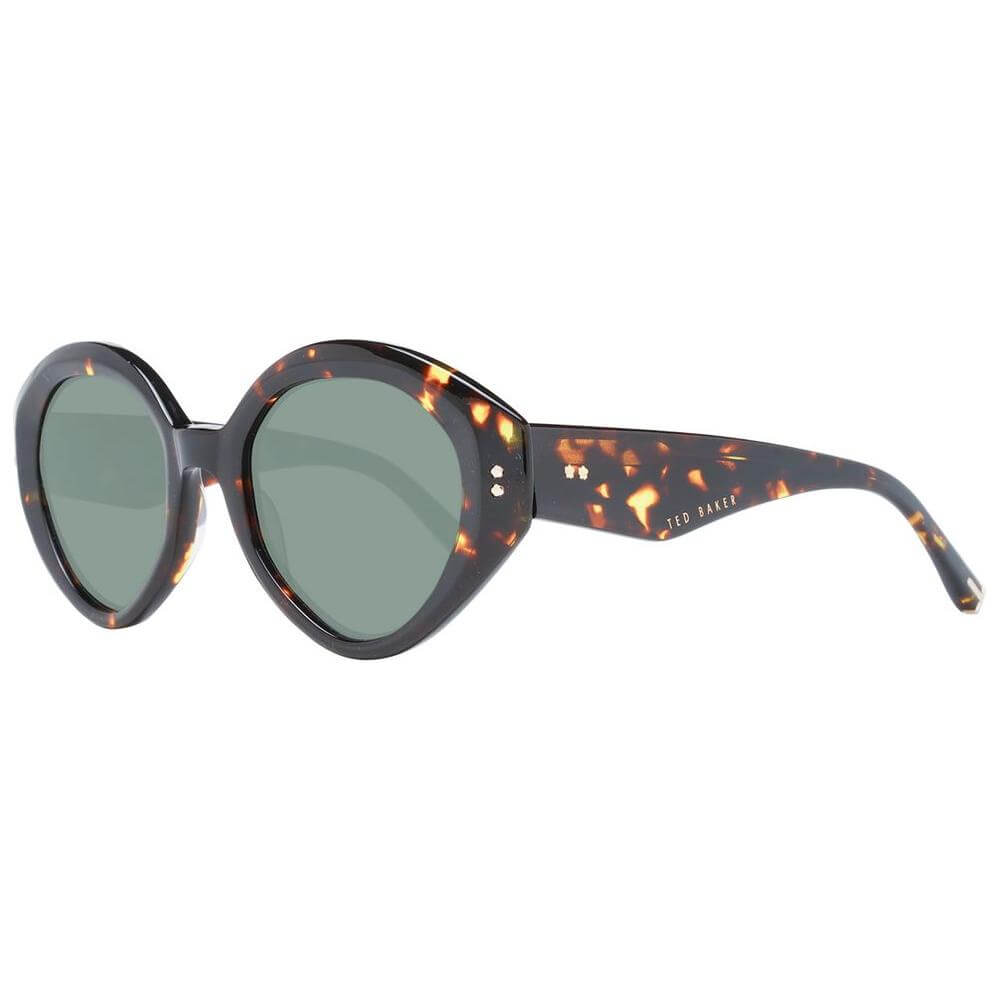 Ted Baker multicolor cat eye women sunglasses with green lenses, acetate frame, and full-rim style, offering 100% UVA & UVB protection.