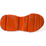 Dolce & Gabbana Orange Multi Panel Chunky High Top Sneakers Shoes MV5554-40