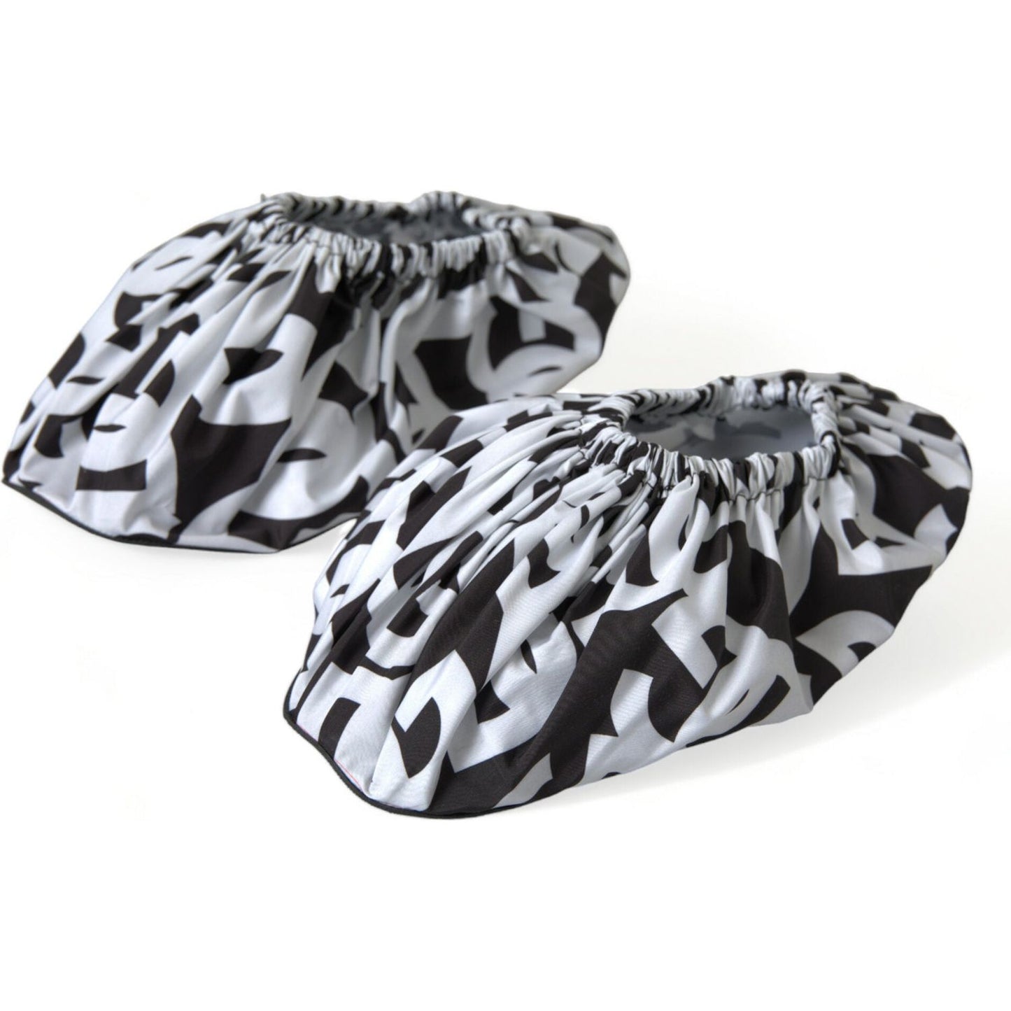 Dolce & Gabbana Chic Monochrome Slip-On Flats Dolce & Gabbana Light Gray