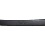 Dolce & Gabbana Gold Leather Jacquard Silver Metal Buckle Belt BEL9101-90