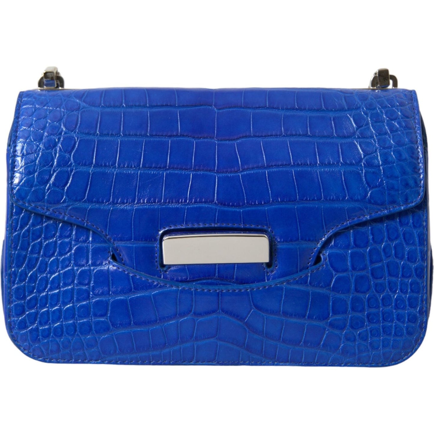 Balenciaga Blue Exotic Leather Neo Classic Purse Shoulder Handbag Bag