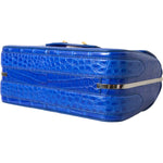 Balenciaga Blue Exotic Leather Neo Classic Purse Shoulder Handbag Bag