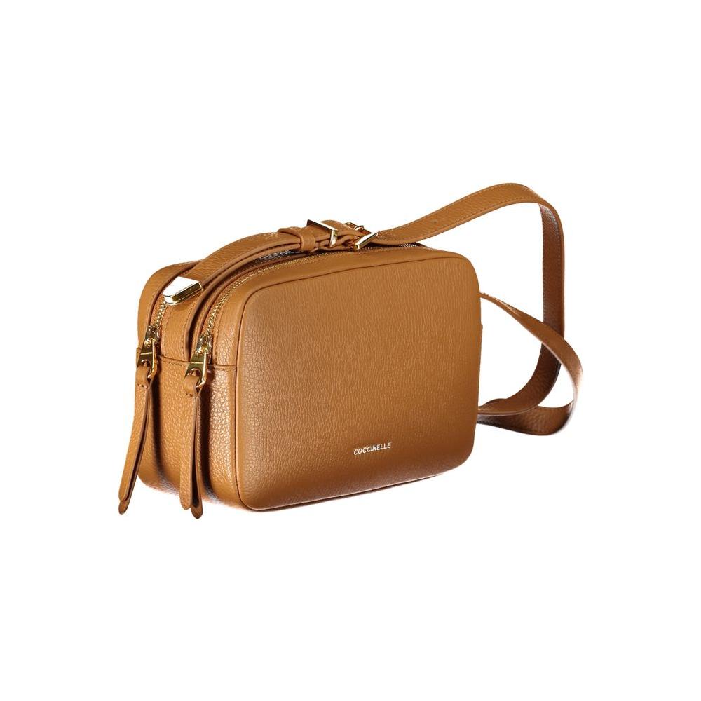 Coccinelle Brown Leather Handbag Coccinelle Sienna
