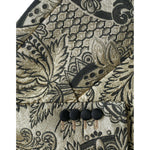 Dolce & Gabbana Gold SICILIA Jacquard Single Breasted Coat Blazer JKT4016-48