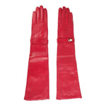 Cavalli Class Red Lambskin Women Glove
