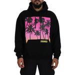 Dsquared² Black Cotton Hooded Printed Men Pullover Sweater TSH83482-48