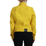 Dsquared² Yellow Collared Long Sleeves Denim Jacket JKT3520-38
