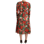 Dolce & Gabbana Multicolor Portofino-Print Shift Dress DR28281-40