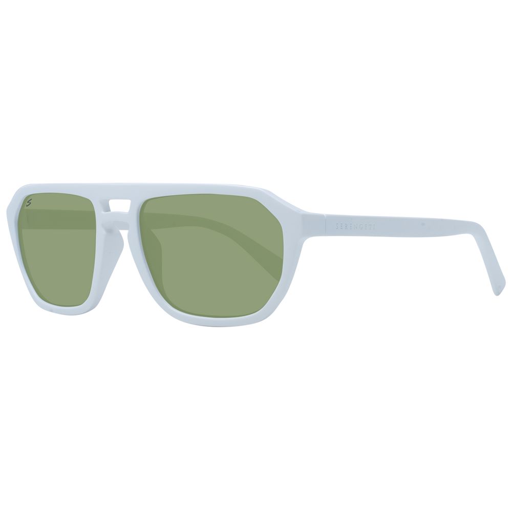 Serengeti White Men Sunglass
