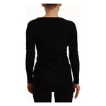 Dolce & Gabbana Black Wool Knit Button Down Cardigan Sweater TSH7472-42