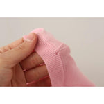 Dolce & Gabbana Pink V-neck Women Pullover Cashmere Sweater TSH6696-40