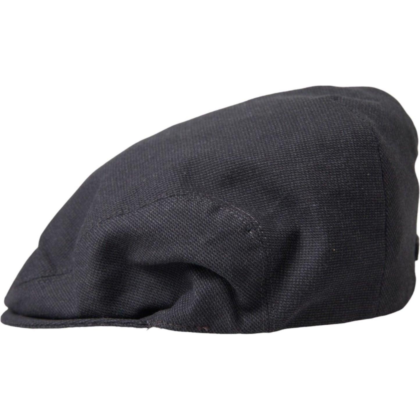 Dolce & Gabbana Gray Cotton Cloth Newsboy Hat Men Dolce & Gabbana Dark Slate Gray