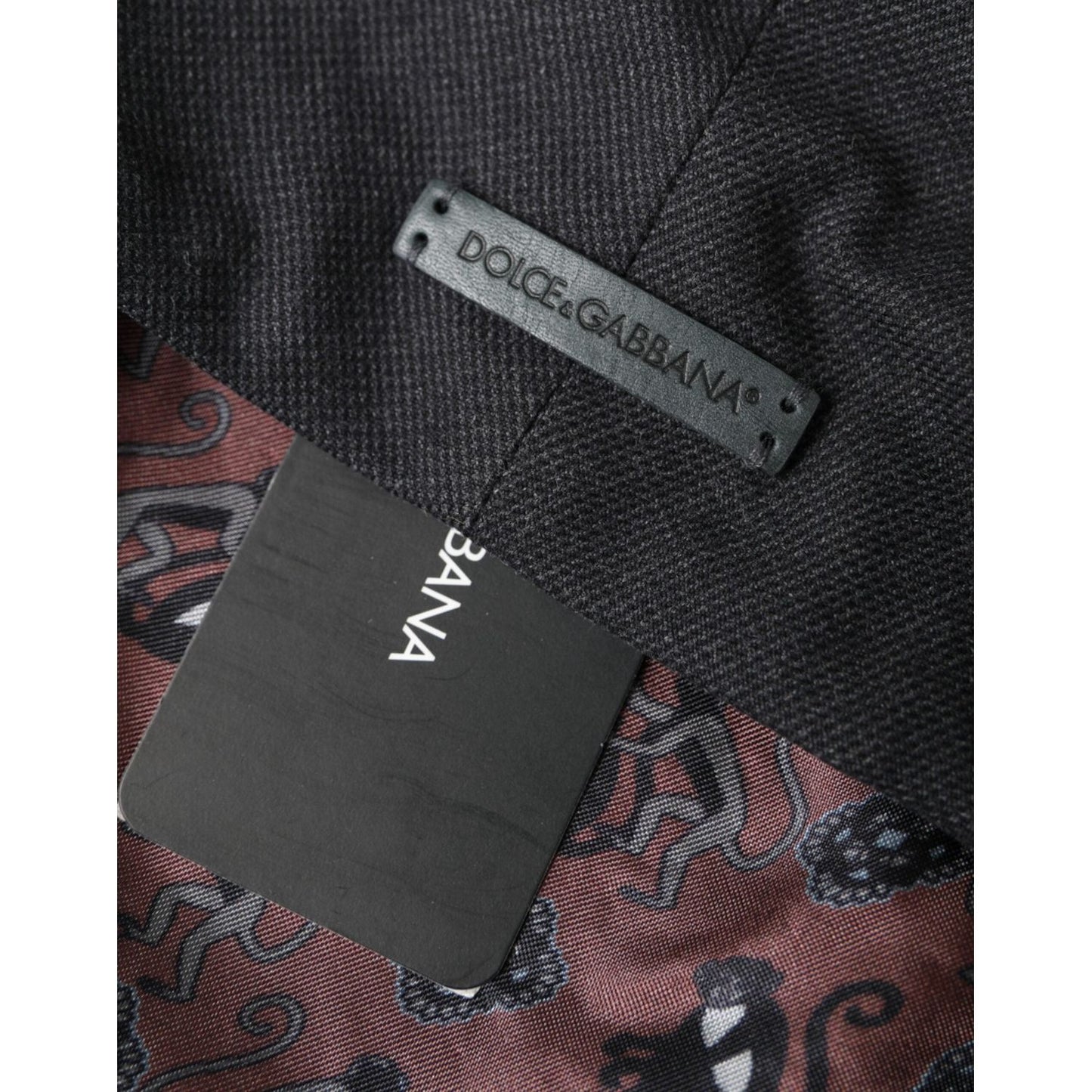 Dolce & Gabbana Gray Cotton Cloth Newsboy Hat Men Dolce & Gabbana Dark Slate Gray