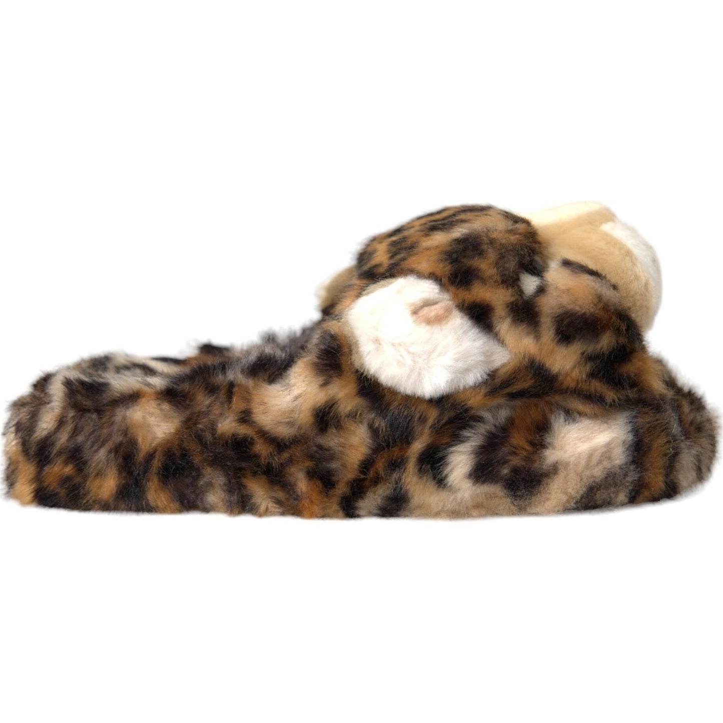 Dolce & Gabbana Brown Tiger Slippers Flats Sandals Shoes Dolce & Gabbana Dark Olive Green