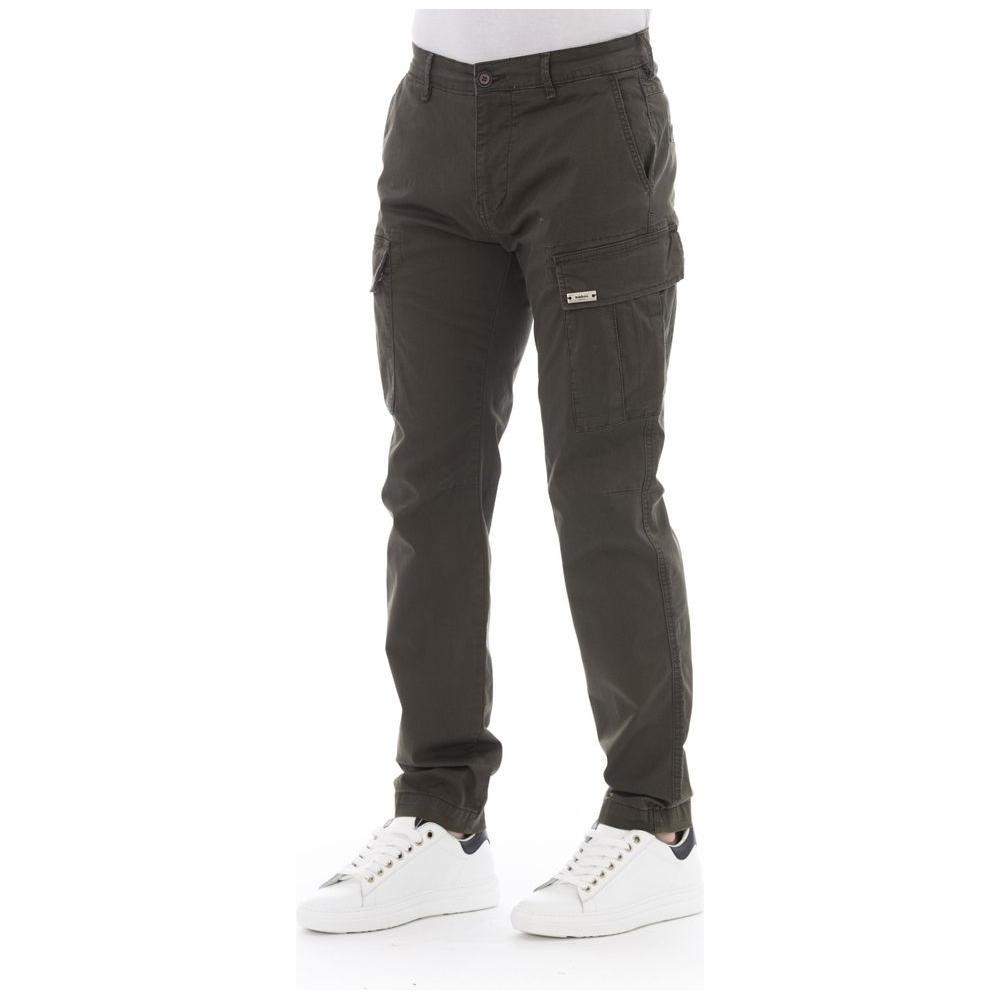 Baldinini Trend Army Cotton Men Cargo Trouser