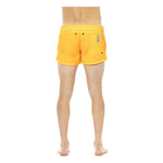Bikkembergs Orange Polyamide Men Swim Short BI-22030-XXL