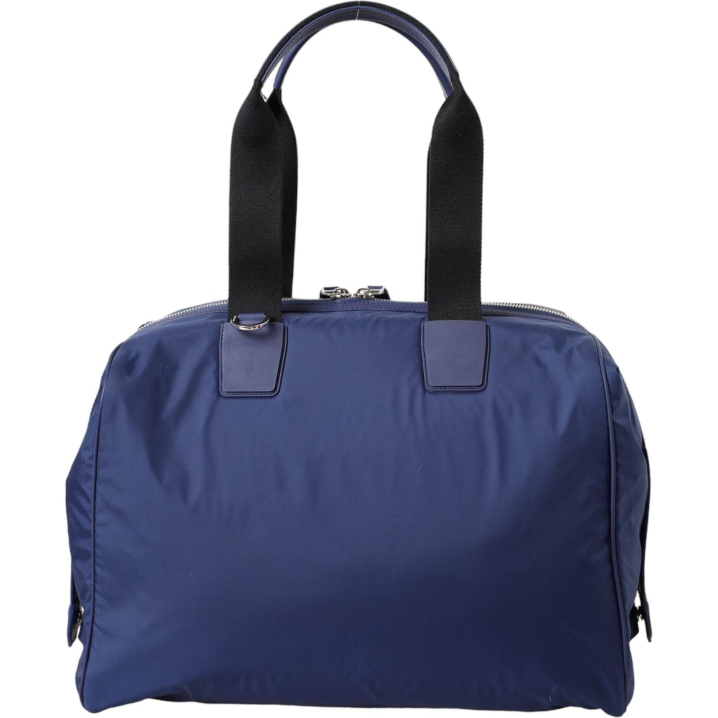 Dolce & Gabbana Blue Nylon Calfskin Hand Shoulder Duffel Bag Dolce & Gabbana Dark Slate Gray