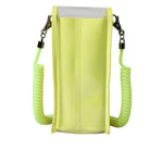 Dolce & Gabbana Yellow Green Plastic DG Logo Neck Strap Cardholder Wallet BAG1501