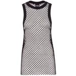 Comme Des Fuckdown Black Polyester Women Tank Top