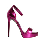 Dolce & Gabbana Fuchsia KEIRA Heels Ankle Strap Sandals Shoes