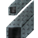 Dolce & Gabbana Green 100% Silk Patterned Adjustable Men Tie KRA3327