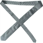Dolce & Gabbana Green 100% Silk Patterned Adjustable Men Tie KRA3327