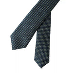 Dolce & Gabbana Green Patterned 100% Silk Adjustable Men Tie KRA3329