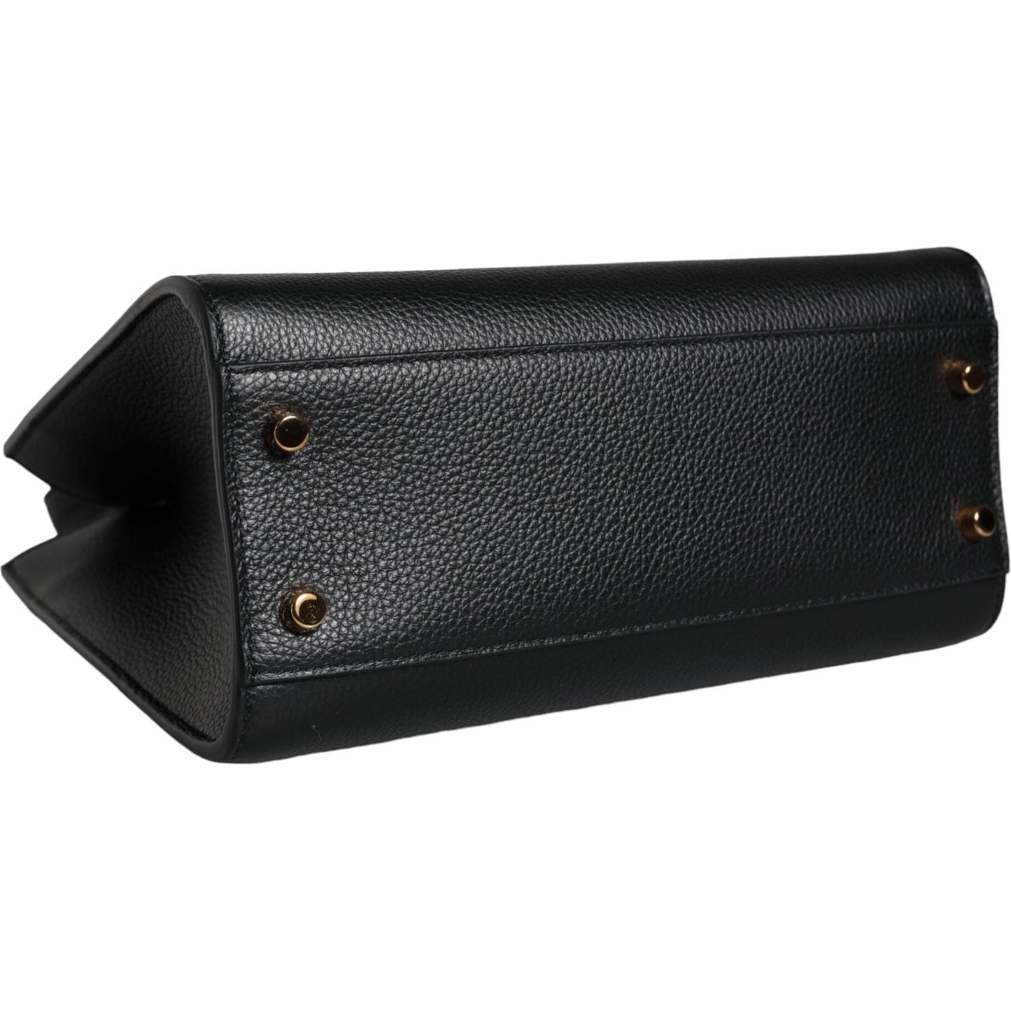 Versace Black Small Leather TopHandle Shoulder Crossbody Bag Versace Dark Slate Gray