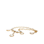 Dolce & Gabbana Gold Chain Brass Crystal Clock Statement Necklace Necklace