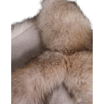 Dolce & Gabbana Brown Frost Fox Fur Neck Warmer Winter Scarf MS7128
