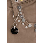 Costume National Beige Cotton Stretch Slim Fit Jeans SIG30131-1