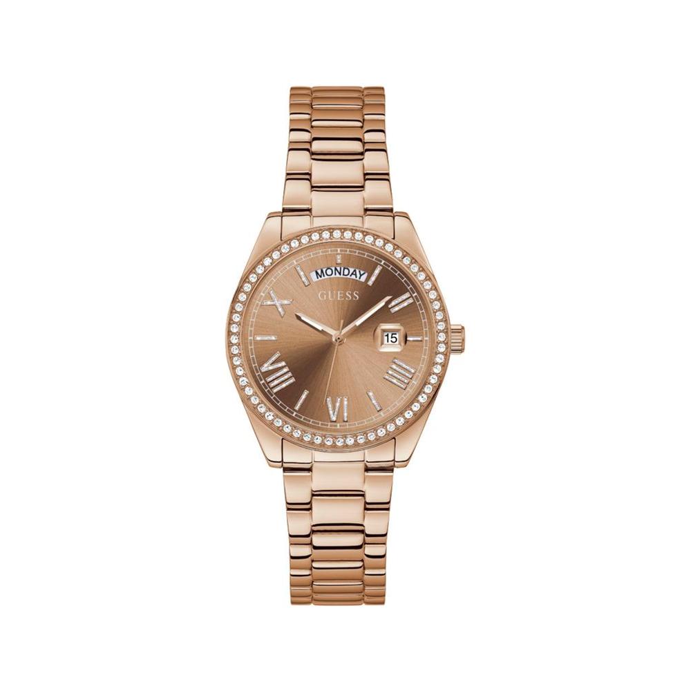 Guess Multicolor Stainless Steel Watch Guess Rosy Brown