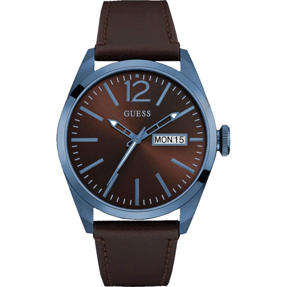 Guess Brown Polyethylene Watch Guess Dark Slate Gray